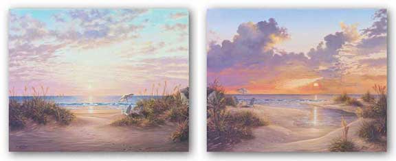 Paradise Sunset and Paradise Dawn Set by Klaus Strubel