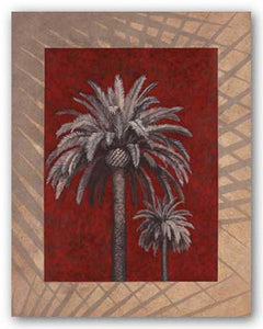 Palm Study On Red by Adam Guan