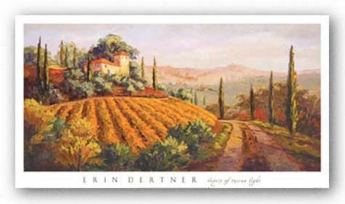Layers Of Tuscan Light by Erin Dertner