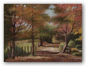 Autumn Country Road by Lene Alston Casey
