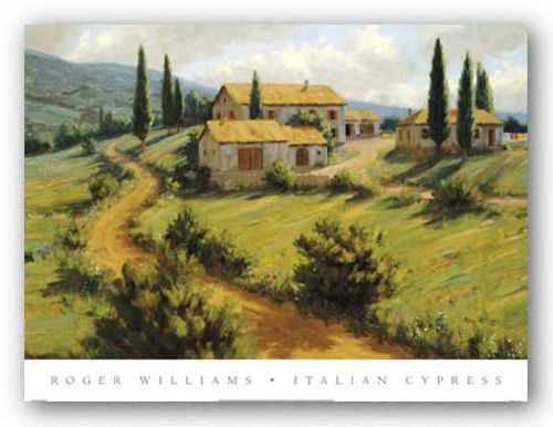 Italian Cypress by Roger Williams