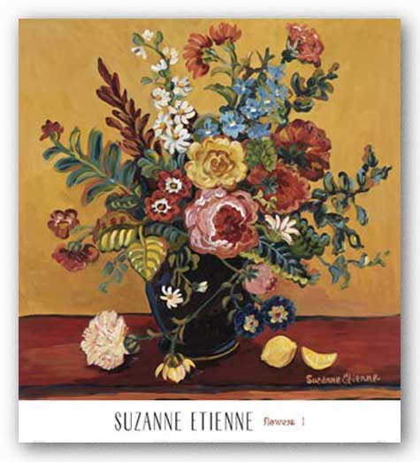 Flowers I by Suzanne Etienne