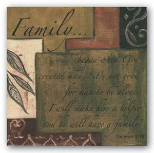 Words To Live By - Family by Debbie Dewitt