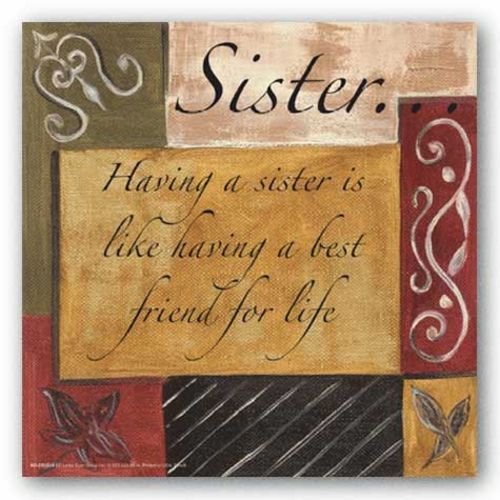 Words To Live By - Sister by Debbie Dewitt