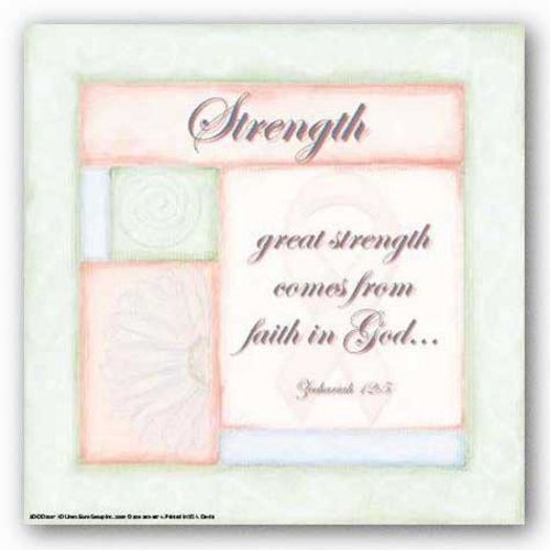 Words To Live By - Breast Cancer: Strength by Debbie DeWitt