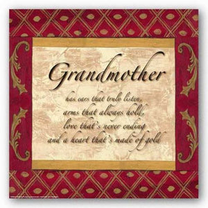 Words to Live By - Traditional - Grandmother by Debbie DeWitt