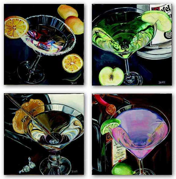 Martini Set by Debbie Dewitt