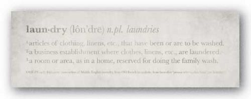 Definition Laundry II by Kristin Emery
