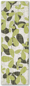 Cream Green Leaves by Kristin Emery