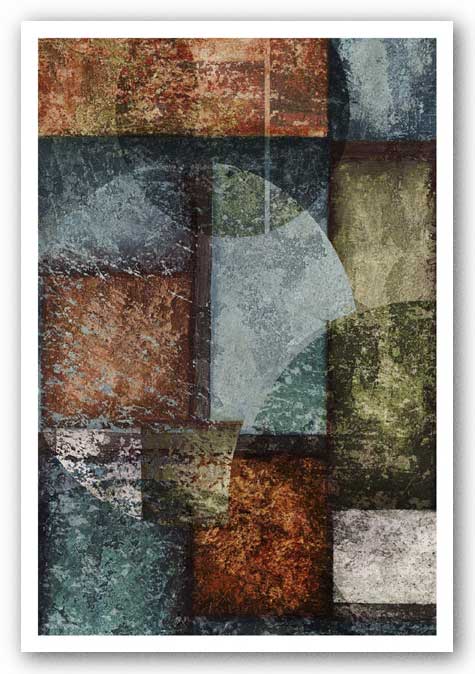 Rectangle with Circles I by Kristin Emery