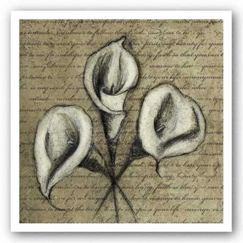 Calla Lily Letters II by Kristin Emery