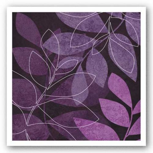 Purple Leaves II by Kristin Emery