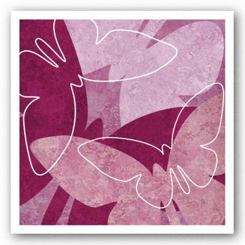 Butterflies Pink VI by Kristin Emery