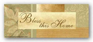 Words To Live By - Leaf: Bless this home by Marilu Windvand