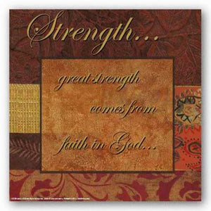 Words To Live By - Autumn Patchwork: Strength by Smith-Haynes