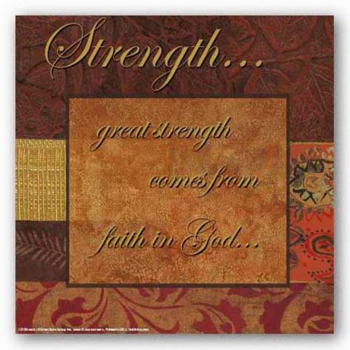 Words To Live By - Autumn Patchwork: Strength by Smith-Haynes