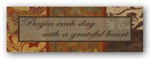 Words To Live By - Damask: Begin each day by Smith-Haynes