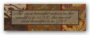 Words To Live By - Damask: Love, Give by Smith-Haynes