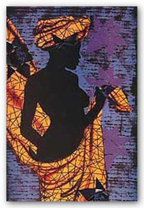 Afrika Adorned I by Larry Poncho Brown