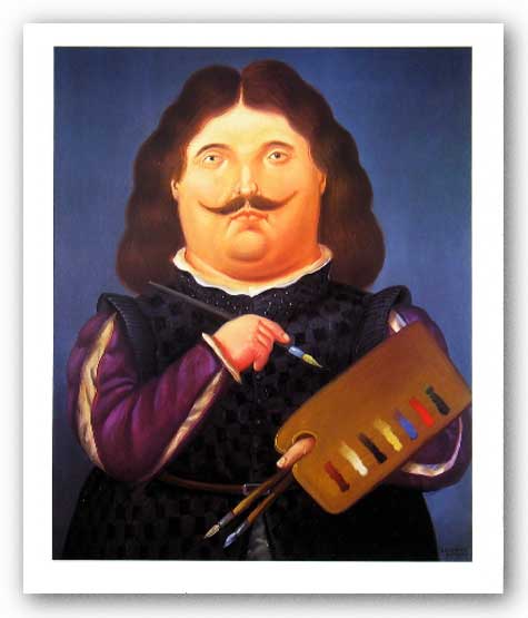 Portrait of Velazquez (Diego) by Fernando Botero