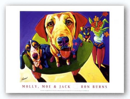 Molly, Moe and Jack by Ron Burns