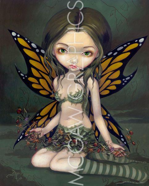 Fairy with Dried Flowers by Jasmine Becket-Griffith