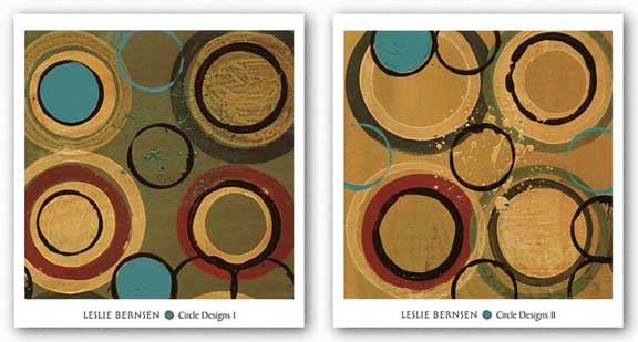 Circle Designs Set by Leslie Bernsen