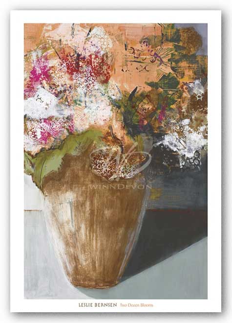 Two Dozen Blooms by Leslie Bernsen
