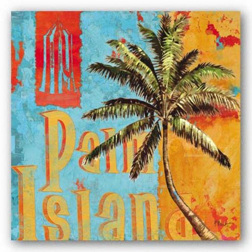 Rojo Palm II - Palm Island by Paul Brent