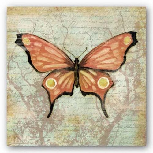 Vintage Butterflies I by Paul Brent