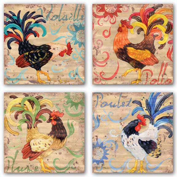 Royale Rooster Set by Paul Brent