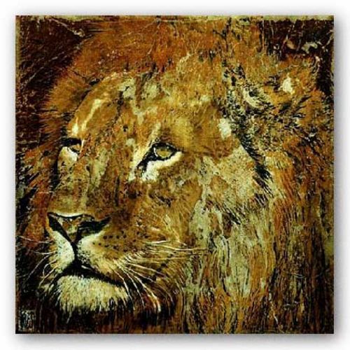 Portrait de lion (Lion Portrait) by Fabienne Arietti