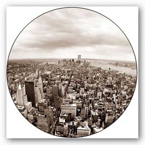 New York Panorama (Round) by Igor Maloratsky