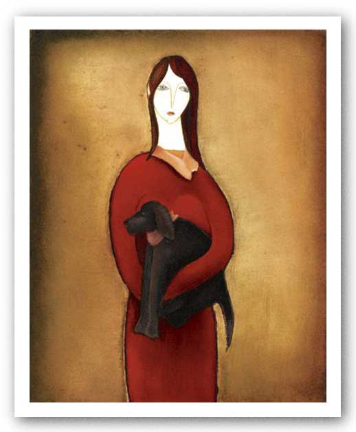 A Lady and Mimi by Eva Skierska