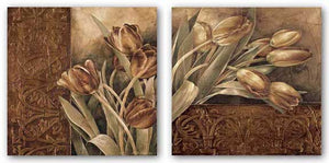 Copper Tulips Set by Linda Thompson