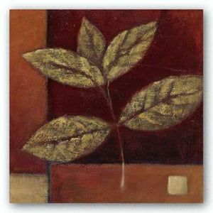 Crimson Leaf Study II by Ursula Salemink-Roos