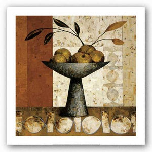Oxide Panel with Fruit by Constance Bachmann
