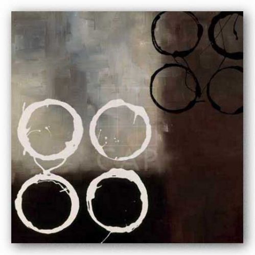 Beige Circles I by Laurie Maitland