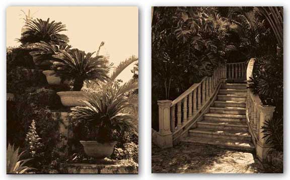Garden Staircase and Paradise Garden Set by Alicia Soave