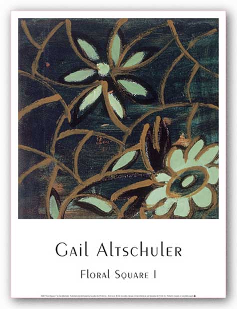 Floral Square I by Gail Altschuler