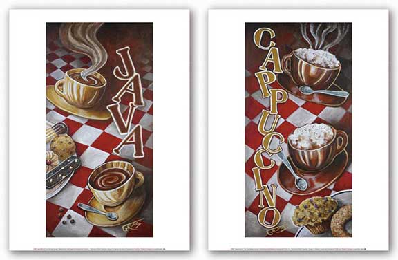 Cappuccino for Two and Java Moment Set by Stephen Grundy