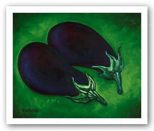 Two Eggplants by Will Rafuse