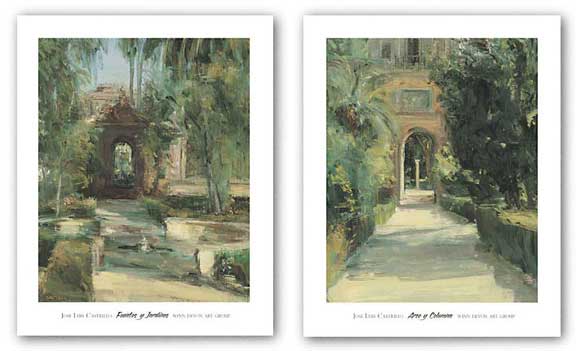 Arco y Columna-Fuentes y Jardine Set by Jose Castrillo