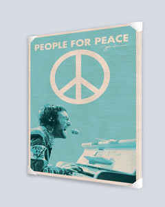 John Lennon People for Peace 24"x36" Gallery Wrapped Canvas