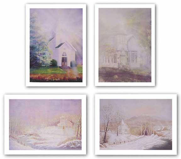 Peace-Faith-Hope-Charity Set by Wendell Cooley