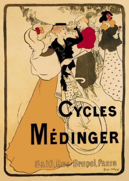 Cycles Medinger, 1897 by Georges-Alfred Bottini