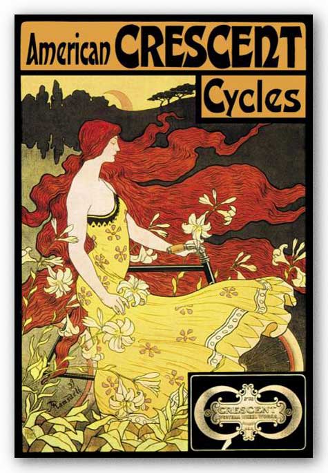 American Crescent Cycles, 1901 by Fred Ramsdell