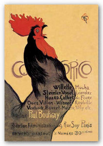 Cocorico, 1899 by Theophile Alexandre Steinlen