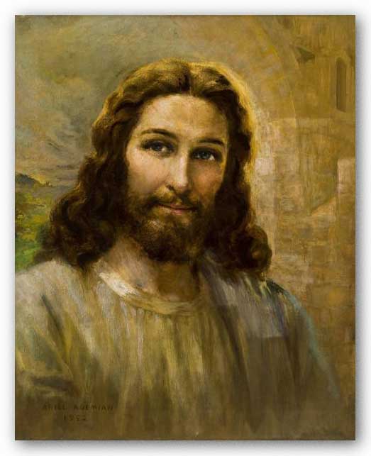 Smiling Christ by Ariel Agemian