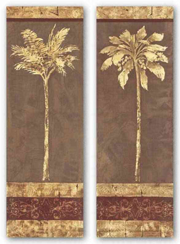 Gilded Palm Set by Garden Street Gallery